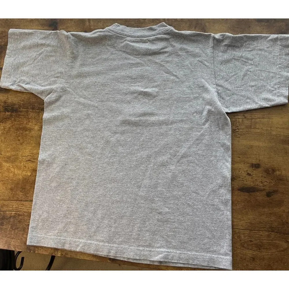 Dallas Cowboys Authentic Youth M (12-14)Logo Gray Tee Short Sleeves - Picture 3 of 6